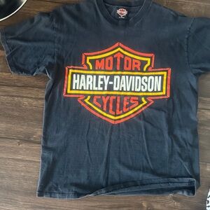 Harley-Davidson Navy Tee with Vibrant Logo
